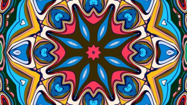 Tasarım için soyut sanatsal renkli arkaplan yineleniyor