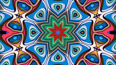 Tasarım için soyut sanatsal renkli arkaplan yineleniyor