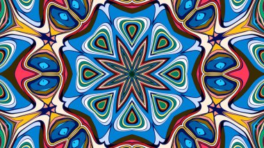 Tasarım için soyut sanatsal renkli arkaplan yineleniyor