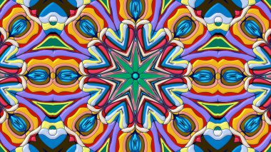 yaratıcı soyut renkli kaleydoskop arkaplanı