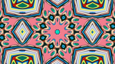 Kusursuz arkaplan kiremit kabartmalı soyut parlak renkli desen