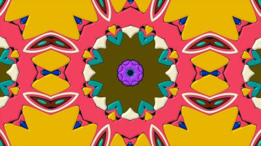 Kusursuz arkaplan kiremit kabartmalı soyut parlak renkli desen