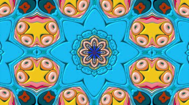 Kusursuz desen. Baskı ve kumaş için geometrik desen. kaleydoskop dokusu