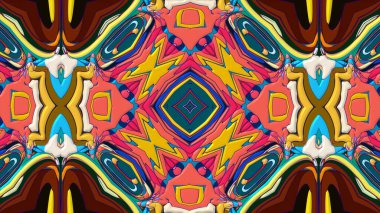 Renkli etnik model. soyut kaleydoskop