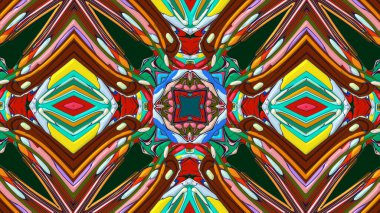 Soyut geometrik şekilli kusursuz desen