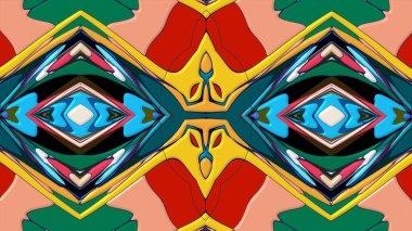 Soyut geometrik şekilli kusursuz desen