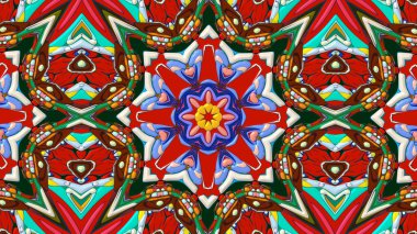 Soyut geometrik şekilli kusursuz desen