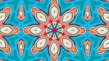 Kusursuz desen. Baskı ve kumaş için geometrik desen. kaleydoskop dokusu