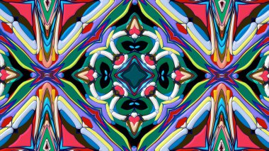 Soyut geometrik şekilli kusursuz desen