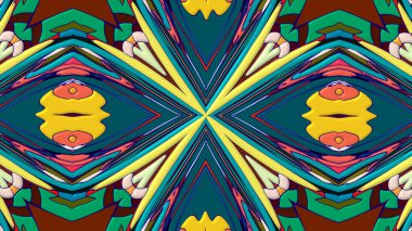 Renkli etnik model. soyut kaleydoskop