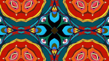 Renkli çizgiler çizimi ile soyut arkaplan