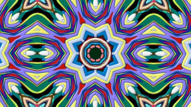 Soyut geometrik şekilli kusursuz desen