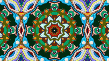 Soyut geometrik şekilli kusursuz desen