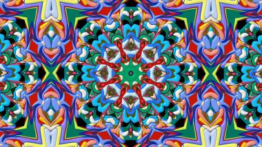 Soyut geometrik şekilli kusursuz desen