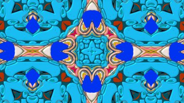 Kusursuz desen. Baskı ve kumaş için geometrik desen. kaleydoskop dokusu