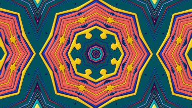 Renkli etnik model. soyut kaleydoskop