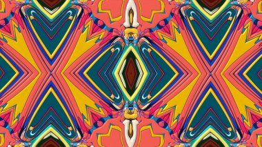 Renkli etnik model. soyut kaleydoskop