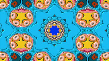 Renkli etnik model. soyut kaleydoskop