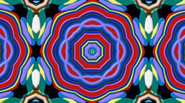 Renkli çizgiler çizimi ile soyut arkaplan