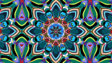 Soyut geometrik şekilli kusursuz desen