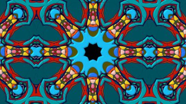 Renkli çizgiler çizimi ile soyut arkaplan