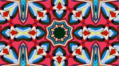 Soyut geometrik şekilli kusursuz desen