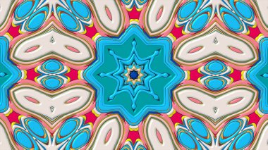 Renkli etnik model. soyut kaleydoskop