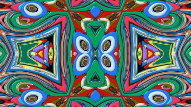 Renkli oryantal desen. soyut süs arkaplanı.