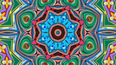 Renkli oryantal desen. soyut süs arkaplanı.