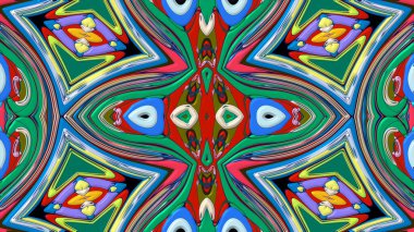 Renkli oryantal desen. soyut süs arkaplanı.