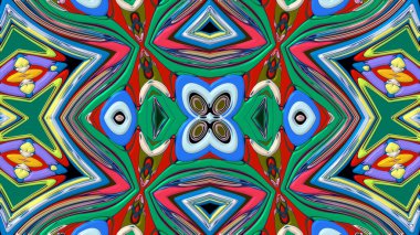 Renkli oryantal desen. soyut süs arkaplanı.