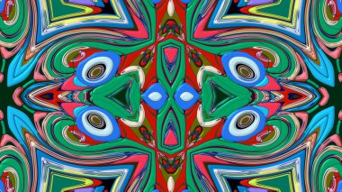 Renkli oryantal desen. soyut süs arkaplanı.