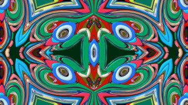 Renkli oryantal desen. soyut süs arkaplanı.