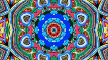 Renkli oryantal desen. soyut süs arkaplanı.