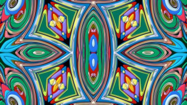 Renkli oryantal desen. soyut süs arkaplanı.