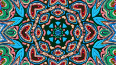 Renkli oryantal desen. soyut süs arkaplanı.