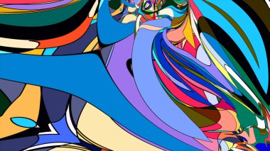 parlak resimli yaratıcı soyut arkaplan 