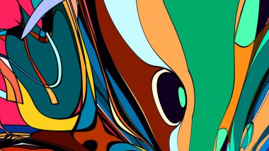 parlak resimli yaratıcı soyut arkaplan 