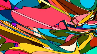 parlak resimli yaratıcı soyut arkaplan 