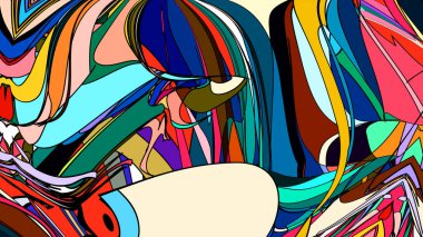 parlak resimli yaratıcı soyut arkaplan 