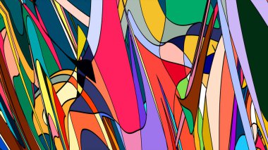 parlak resimli yaratıcı soyut arkaplan 