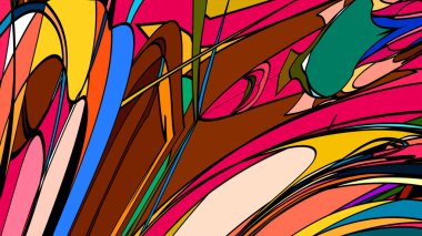 parlak resimli yaratıcı soyut arkaplan 