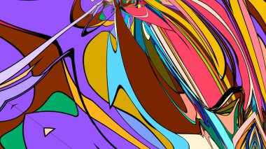 parlak resimli yaratıcı soyut arkaplan 