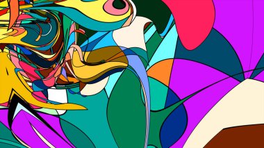 parlak resimli yaratıcı soyut arkaplan 