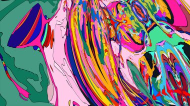 Soyut resimli sıvı soyut arkaplan 