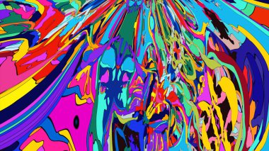 Soyut resimli sıvı soyut arkaplan 