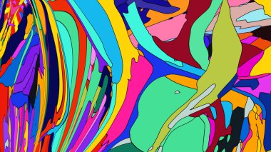 Soyut resimli sıvı soyut arkaplan 