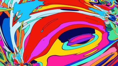 Soyut resimli sıvı soyut arkaplan 