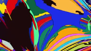 Yaz müzik festivali için renkli soyut psikedelik sıvı arkaplan