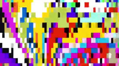 Yaz Müziği için Renkli Geometrik ve Psikedelik Hareket Grafik Görüntü Canlandırma Arkaplanı